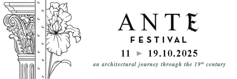 Estimé, festival d'architecture ANTE, événement culturel du 11 au 19 octobre 2025, exploration architecturale du 19e siècle.